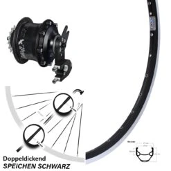 26 Zoll Hinterrad Ryde ZAC 421 Mit Rohloff CC EX OEM2 Speedhub