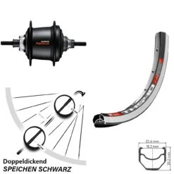 Dt-swiss 28 Zoll DT Swiss TK 540 Hinterrad Mit Shimano 7-Gang Nabenschaltung Centerlock