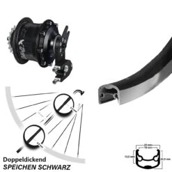 28 Zoll Rohloff CC EX OEM2 Hinterrad Speedhub Mit Ryde Andra 30