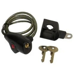 XLC Spiralkabelschloss Schwarz 6 X 1200mm