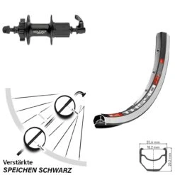 Dt-swiss DT Swiss 28 Zoll Hinterrad TK 540 Mit Shimano XT Nabe 6- Loch