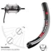 Dt-swiss DT Swiss Sturmey Archer 3-Gang Hinterrad 28 Zoll