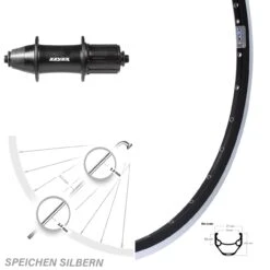 28 Zoll Laufrad Formula OV-32 Ryde ZAC 421