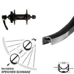 Ryde Andra 30 Vorderrad 28 Zoll Shimano XT 6-Loch