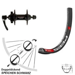 Dt-swiss 26 Zoll Vorderrad DT Swiss 533 Disc Shimano XT 6-Loch