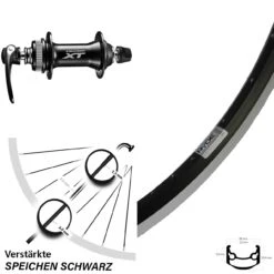 27,5 Zoll Vorderrad Shimano Deore XT Ryde Andra 35