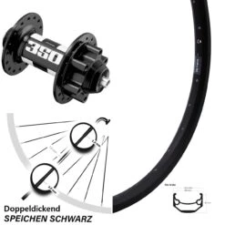 DT Swiss 350 Ryde Andra 40 Disc Vorderrad 26 Zoll Für Scheibenbremse