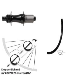 Dt-swiss 29 Zoll Disc Laufrad Schwarz Mit Formula Cl-1425