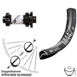 Dt-swiss Disc-Vorderrad 27,5 Zoll DT Swiss M 442 Mit X-1900
