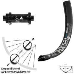Dt-swiss 27,5+ Vorderrad DT Swiss HX 581 Boost Formula Straightpull
