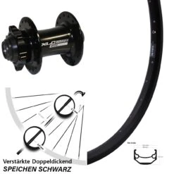 27,5 Zoll Vorderrad Ryde Andra 40 XLC Evo 15x100 Mm