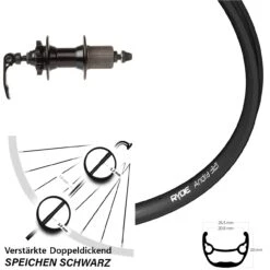 Novatec Hinterrad Ryde Andra 321 28/29 Zoll