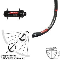 Dt-swiss 27,5 Zoll Vorderrad DT Swiss 466 Und 370 Centerlock Nabe