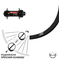 Ryde Rival 23 Vorderrad 27,5 Zoll Mit DT Swiss 370 Centerlock Nabe