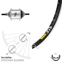 28 Zoll Hinterrad Automatic Sturmey Archer A2K Mavic A319