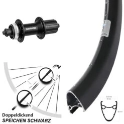 28 Zoll Laufrad Shimano Alivio FH-M4050 Ryde Dutch 19 Centerlock