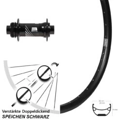 Ryde Andra 29 Disc-Vorderrad 29+ Zoll Mit Formula CL-811 Bulls Nabe