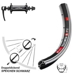 Dt-swiss Shimano Deore HB-T610 DT Swiss 535 Vorderrad 28 Zoll