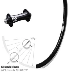 Vorderrad 28 Zoll Ryde Dutch 19 Novatec A141SB