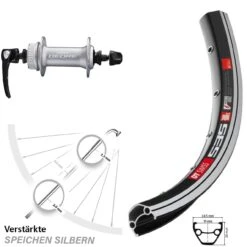 Dt-swiss DT Swiss 535 Vorderrad 28 Zoll Shimano Deore Centerlock