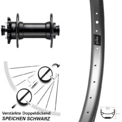 Vorderrad Ryde Andra 29 Zoll Mit Novatec D341 Boost Nabe