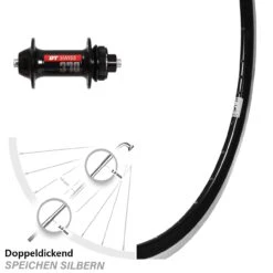28 Zoll Vorderrad Inklusive DT Swiss 370 Ryde Dutch 19