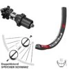 Dt-swiss DT Swiss 533 D Hinterrad 29 Zoll Mit 350 Straightpull 6-loch QR Nabe