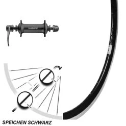 28 Zoll Ryde Dutch 19 Vorderrad Mit Shimano HB-T3000