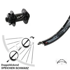 Contec FR X20 Rodi TRYP 35 Vorderrad 27,5+ Zoll Steckachse 20/110 Mm