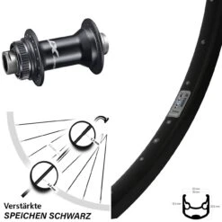 Vorderrad 28 Zoll Ryde Andra 30 Disc Mit Shimano HB-M8110