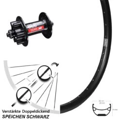 DT Swiss 370 Ryde Andra 29 Vorderrad 29 Zoll