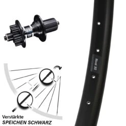 27,5 Zoll Hinterrad Ryde Rival 30 Disc DT Swiss 350 Hybrid 5/135 Mm