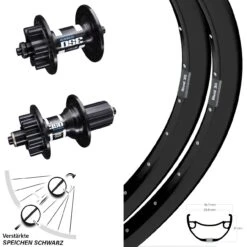 29 Zoll Laufradsatz Ryde Rival 30 DT Swiss 350 Hybrid 100/135 Mm 6-loch