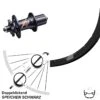 27,5 Zoll Hinterrad DT Swiss 350 Ryde Rival 23 11-fach