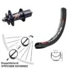Dt-swiss DT Swiss 350 SL 11-fach TK 540 Hinterrad 28-29 Zoll Für 6-Loch