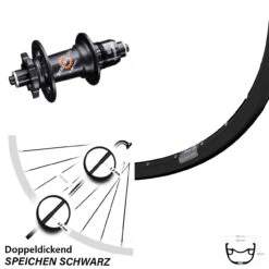 Ryde Rival 23 Hinterrad 29 Zoll DT Swiss 350 SL 5/135 Mm Sram XD