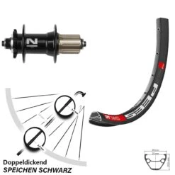 Dt-swiss DT Swiss 533D Disc 6-loch Hinterrad 28-29 Zoll Novatec D042SB