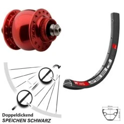 Dt-swiss 27,5 Zoll Vorderrad DT Swiss 533 Disc Son 28 Nabendynamo