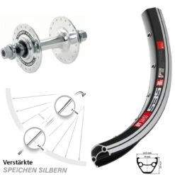 Dt-swiss 28 Zoll DT Swiss 535 Vorderrad Sturmey Archer HBT30