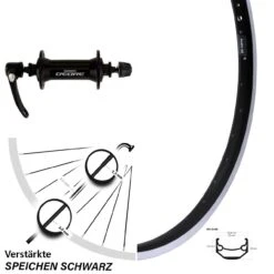 Vorderrad 26 Zoll Ryde Andra 40 Felgenbremse Shimano HB-M590 Deore