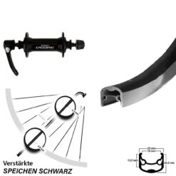 28 Zoll Ryde Andra 30 Felgenbremse Vorderrad Shimano HB-M590 Deore