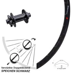 27,5+ Zoll Vorderrad Rodi Ready 35 Aivee MP2 Boost 6-Loch 15/110 Mm