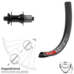 Dt-swiss DT Swiss EX 511 D Hinterrad 29 Zoll 12x142 Mm Formula DHG Nabe