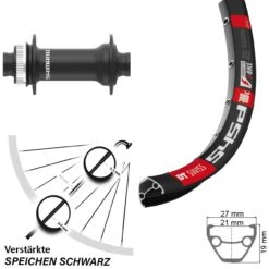 Dt-swiss Vorderrad 29 Zoll DT Swiss 545D Disc Shimano HB-MT410-B 15x110 Mm