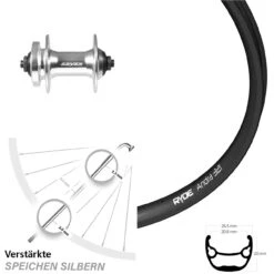 Formula DC-61 Ryde Andra 321 Vorderrad 27,5 Zoll 6-Loch