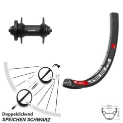 Dt-swiss Vorderrad 29 Zoll DT Swiss 533D Disc 6-loch Formula ZZYZX VR DC-21