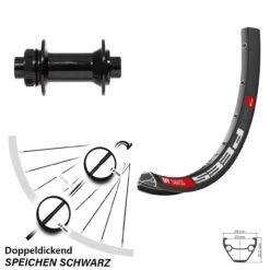Dt-swiss Vorderrad 27,5 Zoll DT Swiss 533D 15x100 Mm Formula Centerlock