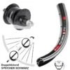 Dt-swiss 26 Zoll Nabendynamolaufrad DT Swiss 535 Shimano DH-3N72 Felgenbremse