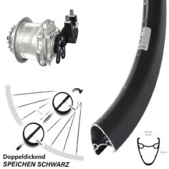 28-29 Zoll Hinterrad Ryde Dutch 19 Rohloff Speedhub CC DB