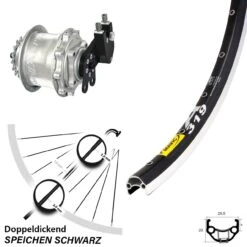 Rohloff Speedhub CC DB Mavic A 319 Hinteres Rad 28 Zoll